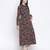 Bazy floral print long maternity dress