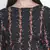 Gapper black ptinted with feeding zip maternity dress