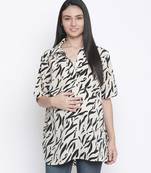 Supercool animal print maternity top