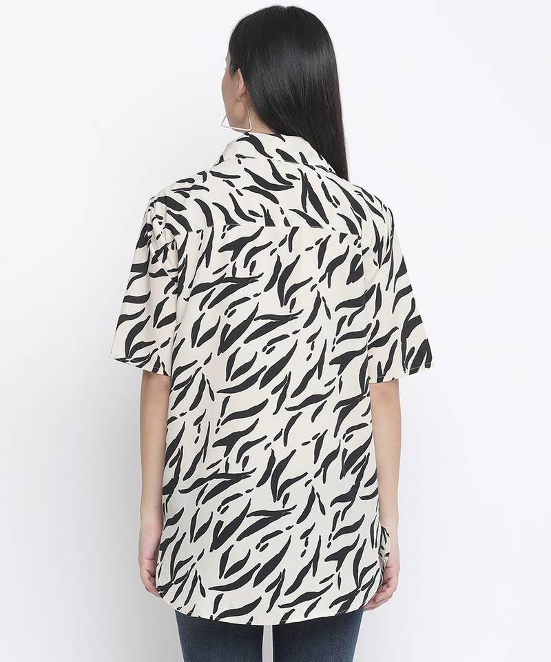 Supercool animal print maternity top