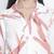 Gallant white pretty printed maternity top