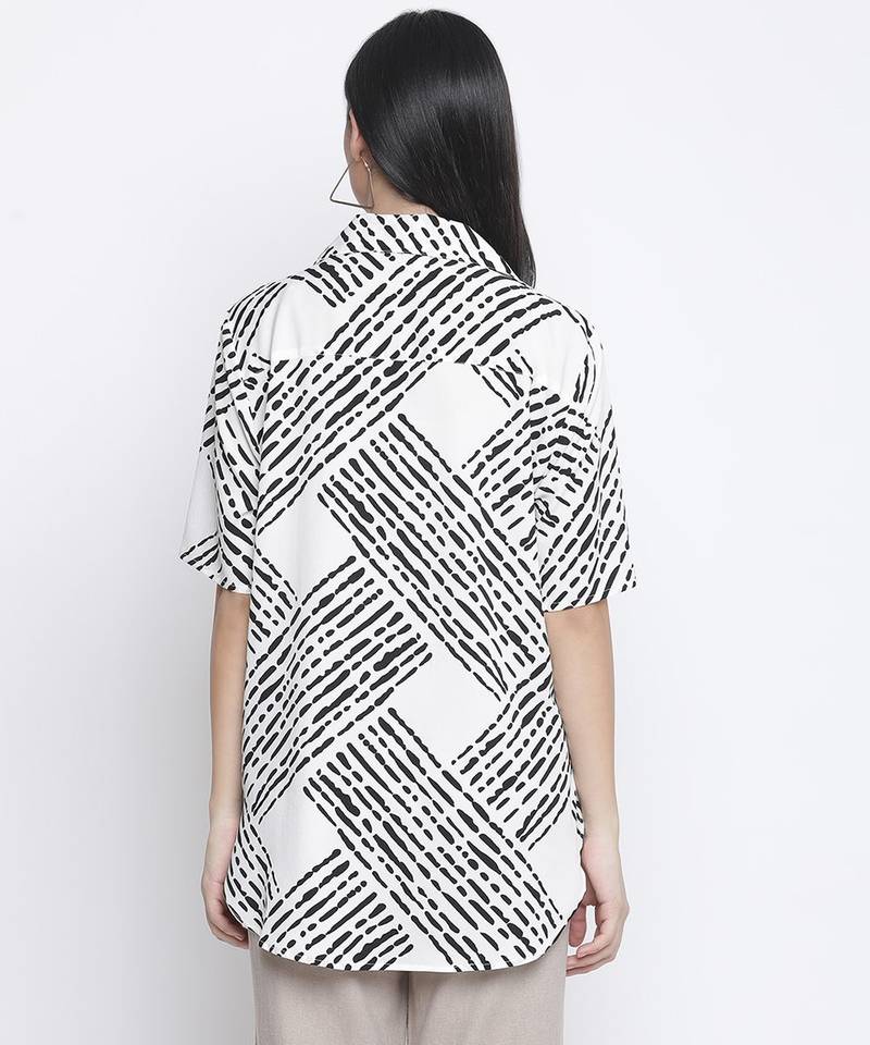 Uproar static print maternity top