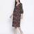 Tenor floral print multicolor maternity dress