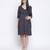 Orient black printed maternity dress