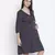 Orient black printed maternity dress