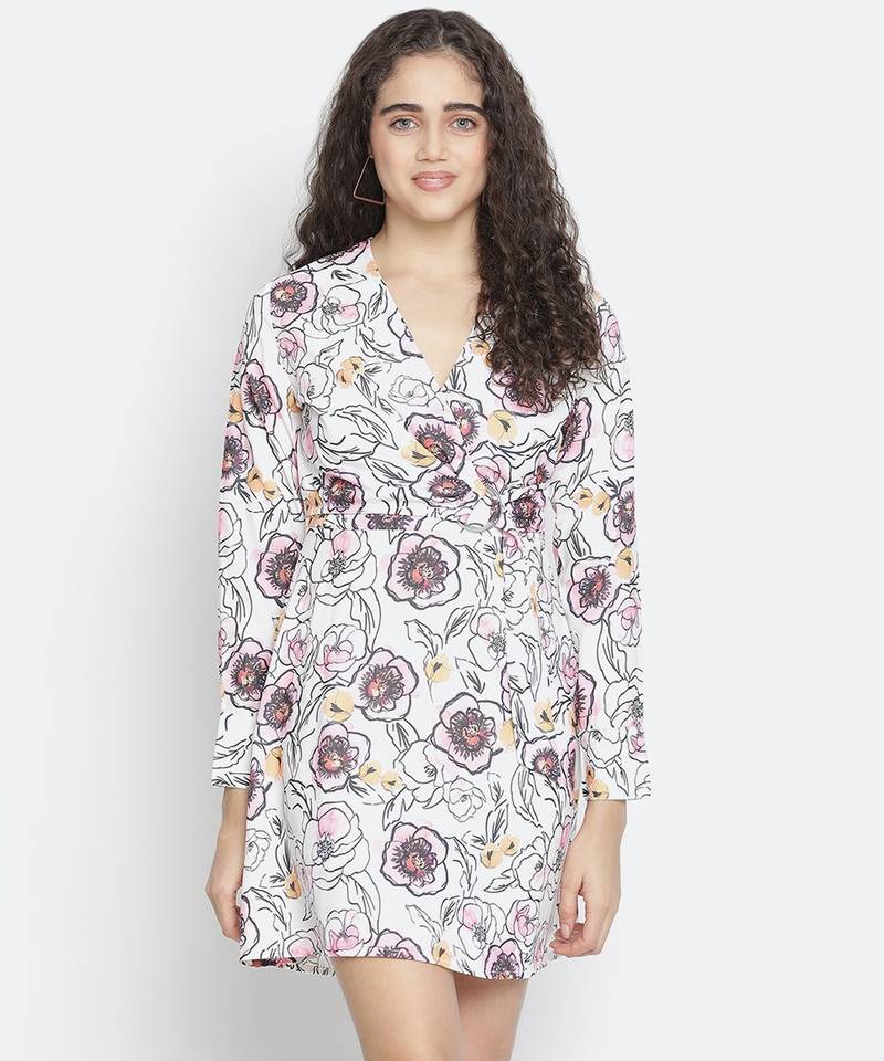 Dreams of colors digital print classy women dress