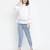 Starey white elegant women lace top