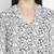 Dearing white printed elegant women top