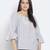 Mobl blue ravishing  women top