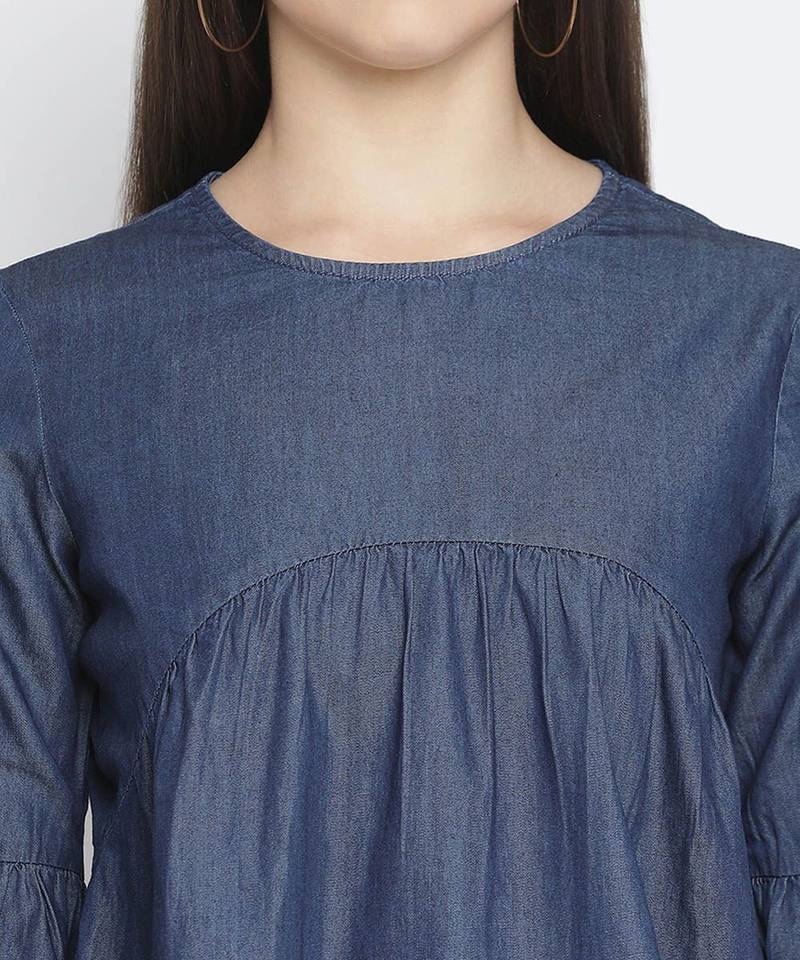 Appalling Blue elegant women top