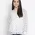 Chezzling white dot print pretty women top