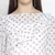Chezzling white dot print pretty women top