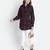 Lustre brubl check button - down women tunic
