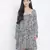 Twinx black tropical print women dress