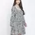 Twinx black tropical print women dress