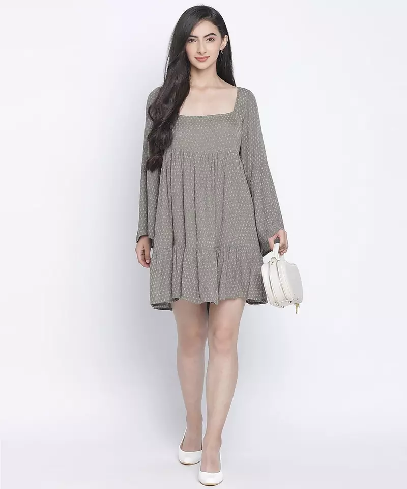 Gorgoeus chic printed women dress