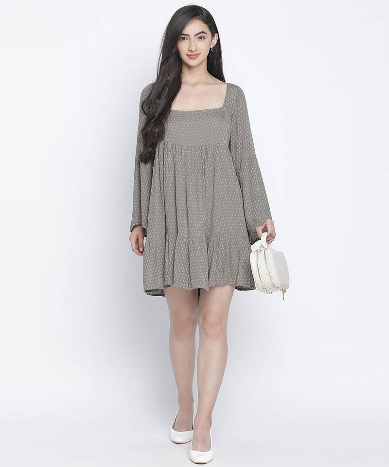 Gorgoeus chic printed women dress