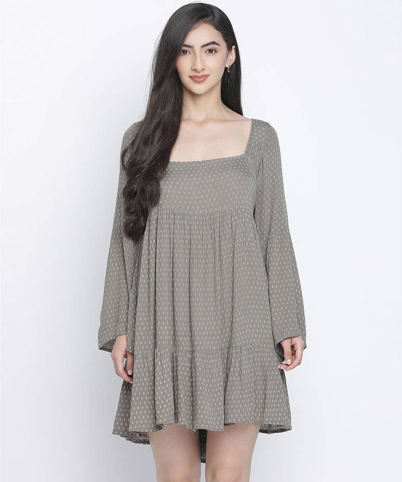 Gorgoeus chic printed women dress