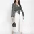 Twinkle black colour tie-knot women top