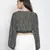 Twinkle black colour tie-knot women top