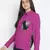 Winkle purple colour women Shirt