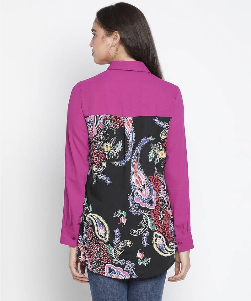 Winkle purple colour women Shirt