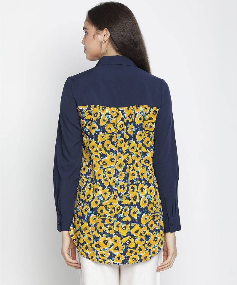 Bon Ton navy blue women Shirt