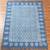 5x10 Ft Boho Rug Cotton Dhurrie Hand Made Area Rug Hand Block Printed Dhurrie Handwoven