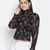 Furor smocked floral print women top
