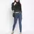 Verve solid black smocked women top