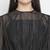 Flair BLimmer Black stylish women tie top