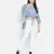 Graceious Blue dobby stylish women top