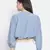 Graceious Blue dobby stylish women top
