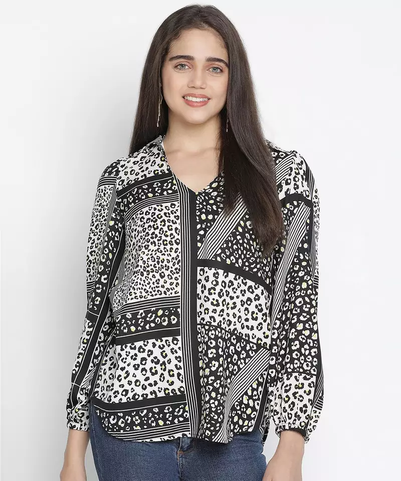 Brio animal printed chic women top