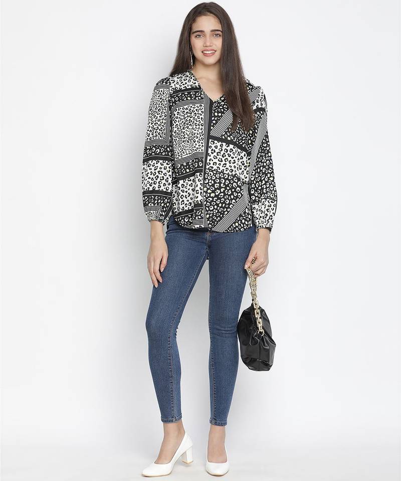 Brio animal printed chic women top