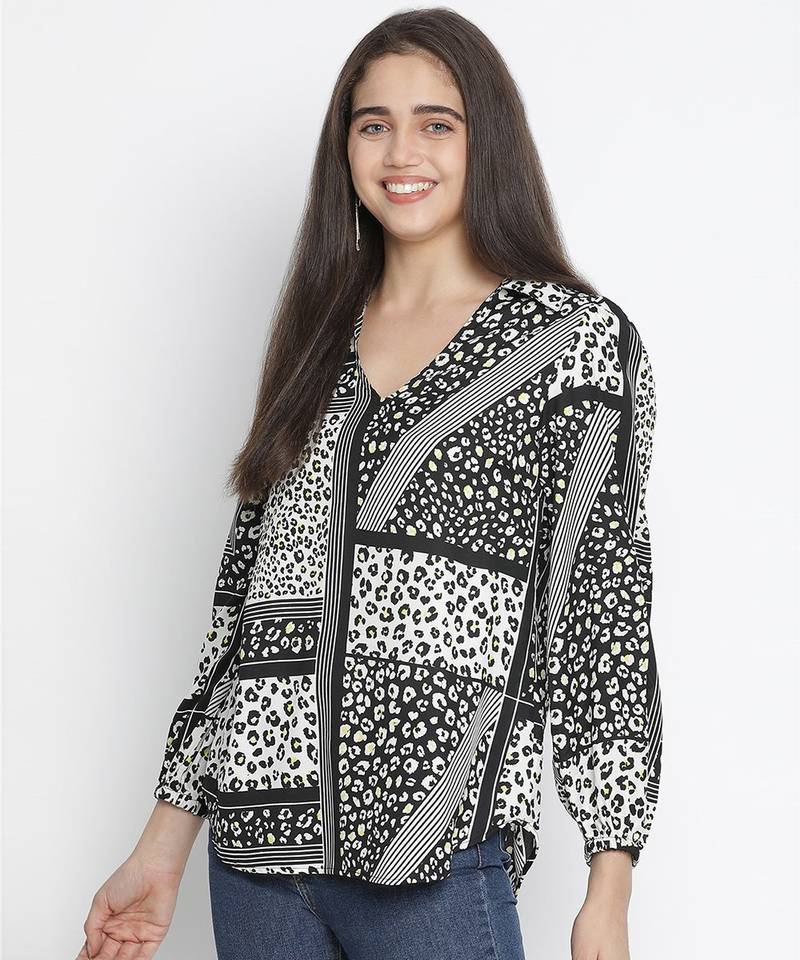 Brio animal printed chic women top