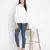 Feather solid white women top