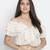 Sublime nude dot print women crop top