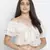 Sublime nude dot print women crop top