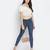 Sublime nude dot print women crop top