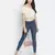Sublime nude dot print women crop top