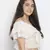 Sublime nude dot print women crop top
