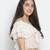 Sublime nude dot print women crop top