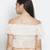 Sublime nude dot print women crop top