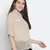 Rich grey floral print women Shirt
