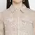Rich grey floral print women Shirt