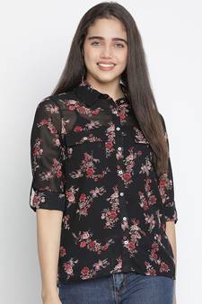 Kairos floral print elegant women Shirt