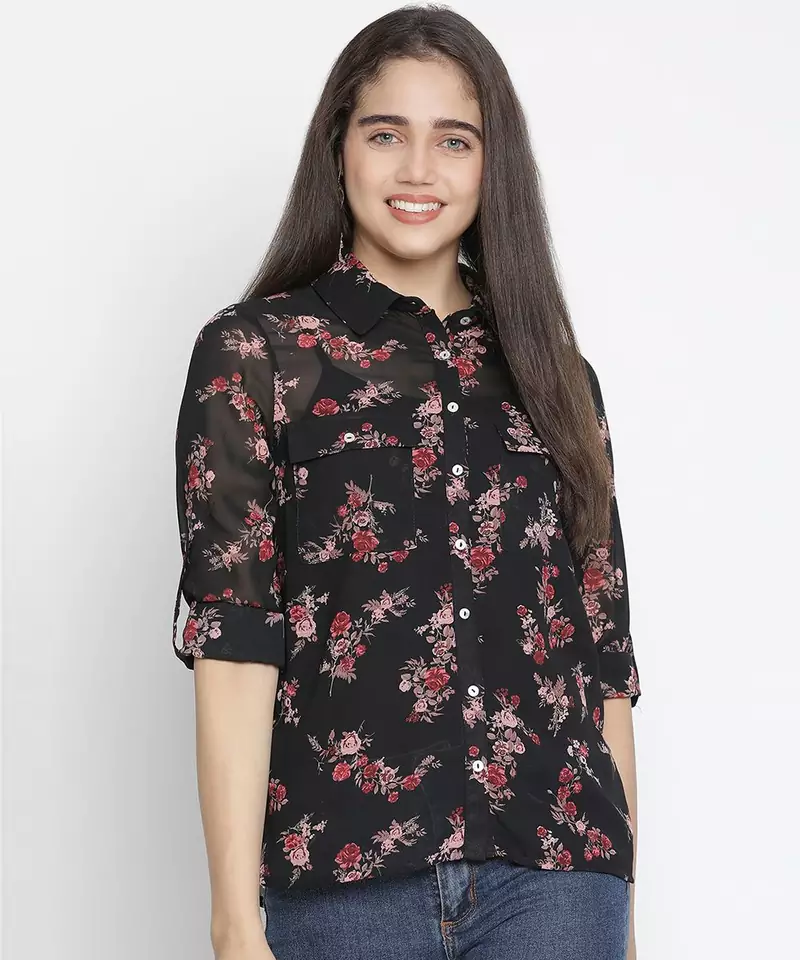 Kairos floral print elegant women Shirt