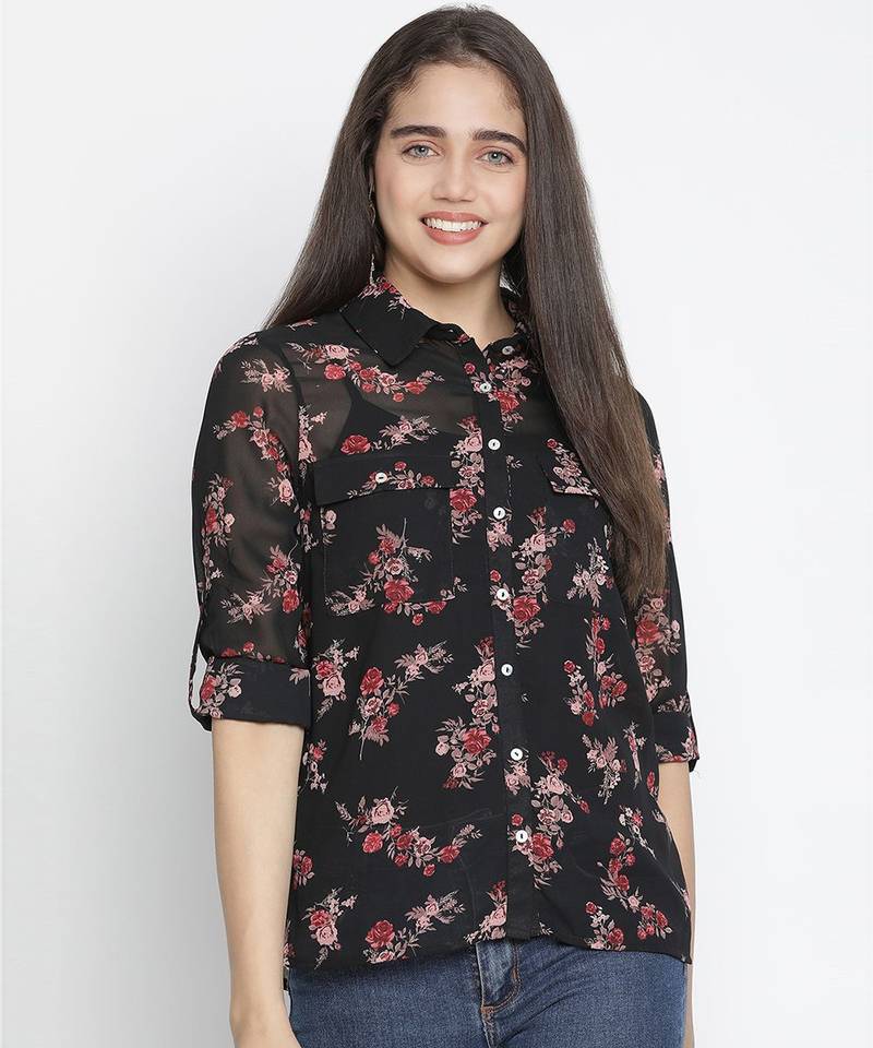 Kairos floral print elegant women Shirt