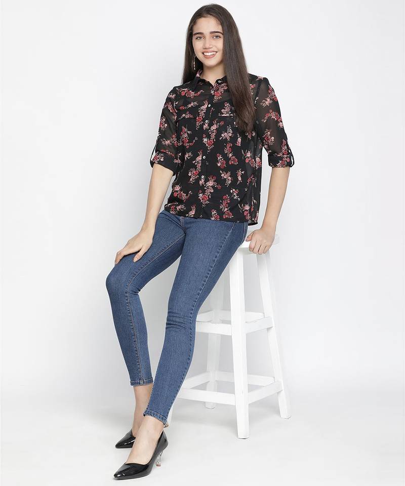 Kairos floral print elegant women Shirt
